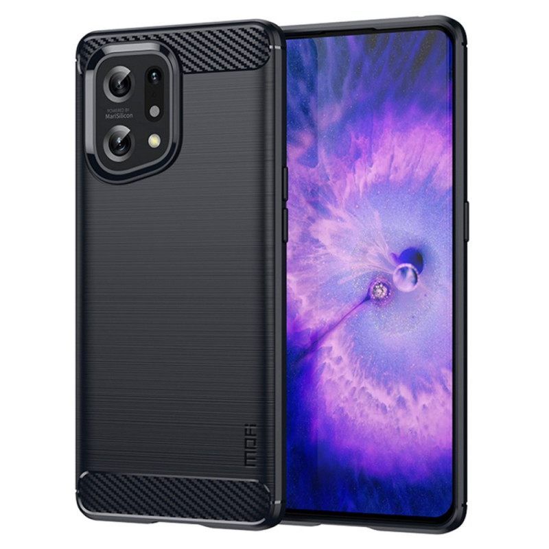 Θήκη Oppo Find X5 Mofi Brushed Carbon Fiber